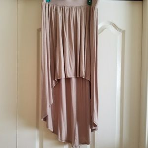 High low maxi skirt
